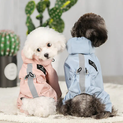 Let Her Bella™ Waterproof Reflective Raincoat — Warm, Stylish & Weather-Proof Comfort for Dogs