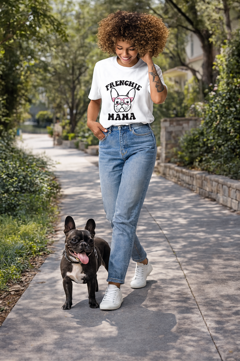 Frenchie Mama™ – Bella Originals Graphic Tee