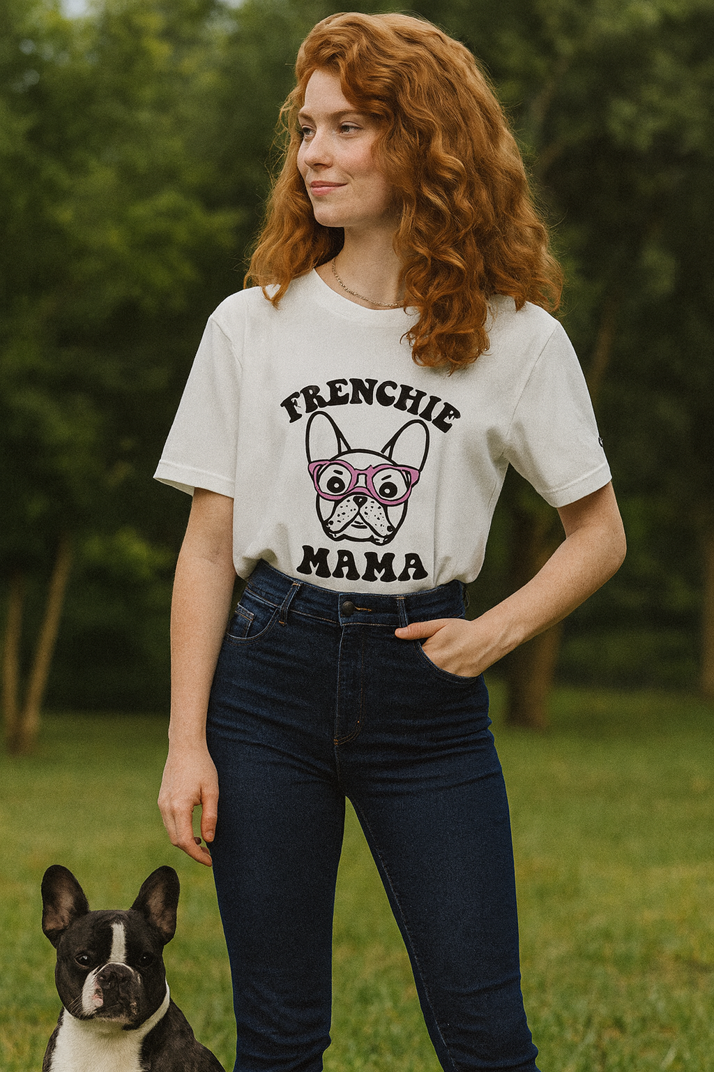 Frenchie Mama™ – Bella Originals Graphic Tee