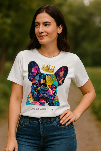 Color Your Life™ – Bella Originals Crowned Frenchie Design
