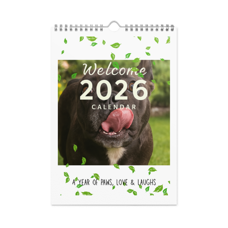 Personalized Dog Calendar 2026 | Funny Quotes & Custom Pet Photos by Let Her Bella