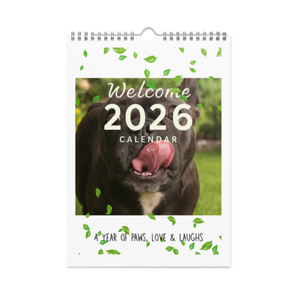Personalized Dog Calendar 2026 | Funny Quotes & Custom Pet Photos by Let Her Bella