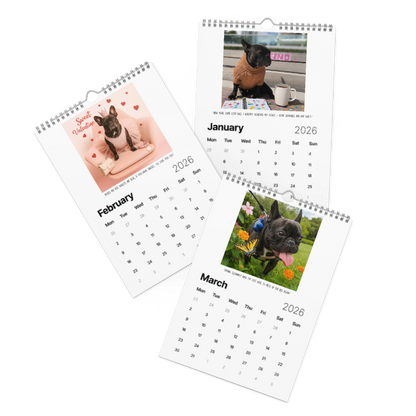 Personalized Dog Calendar 2026 | Funny Quotes & Custom Pet Photos by Let Her Bella